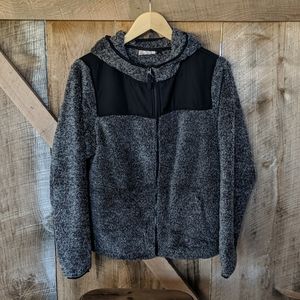 So jacket deep pile polyester